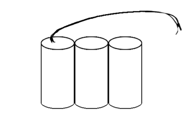 Akku kompatibel Notleuchte Fluchtwegleuchte C 3,6V Pack mit Kabel